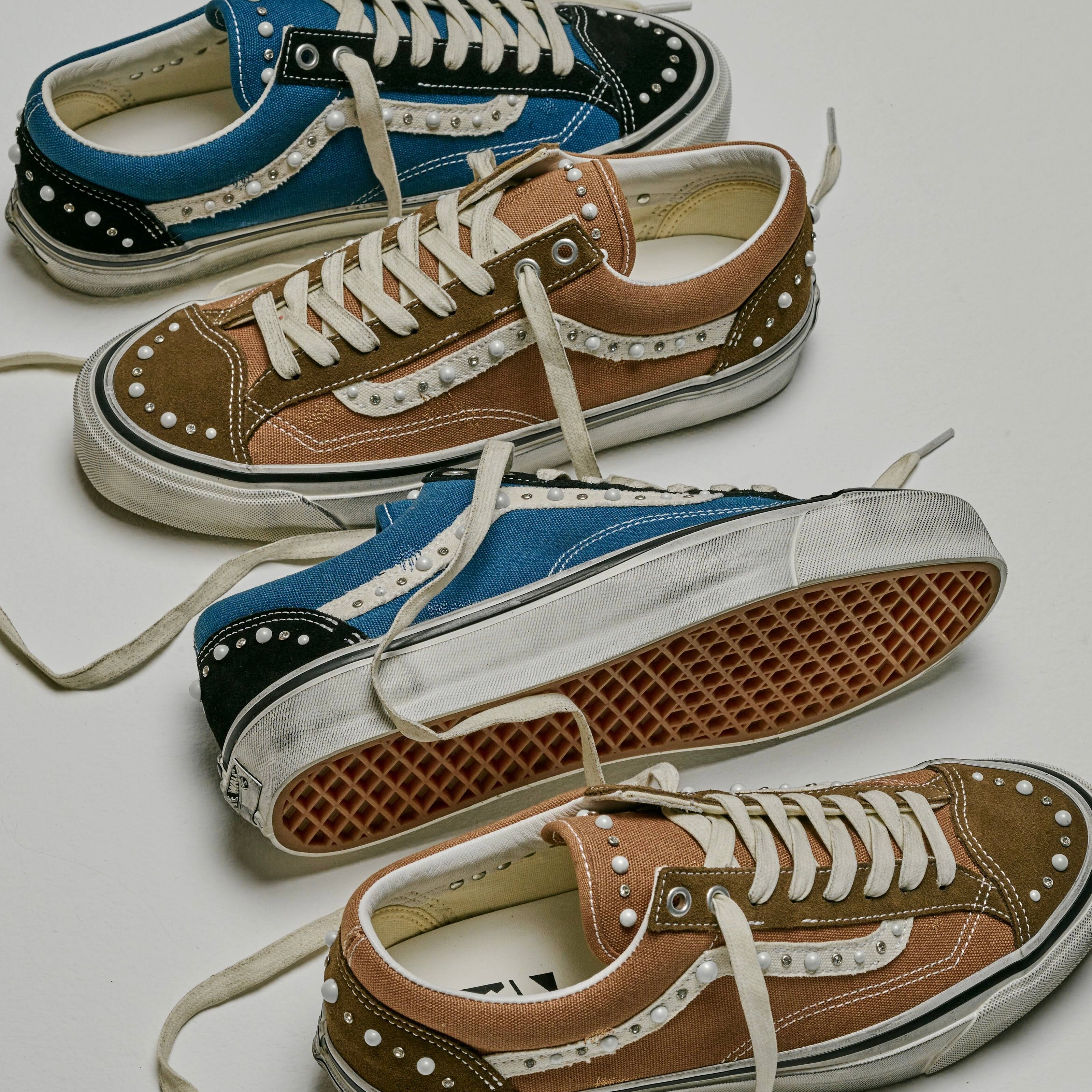 Vans LX Old School 36 Pearlized Pack Vintage Cocoa Brown