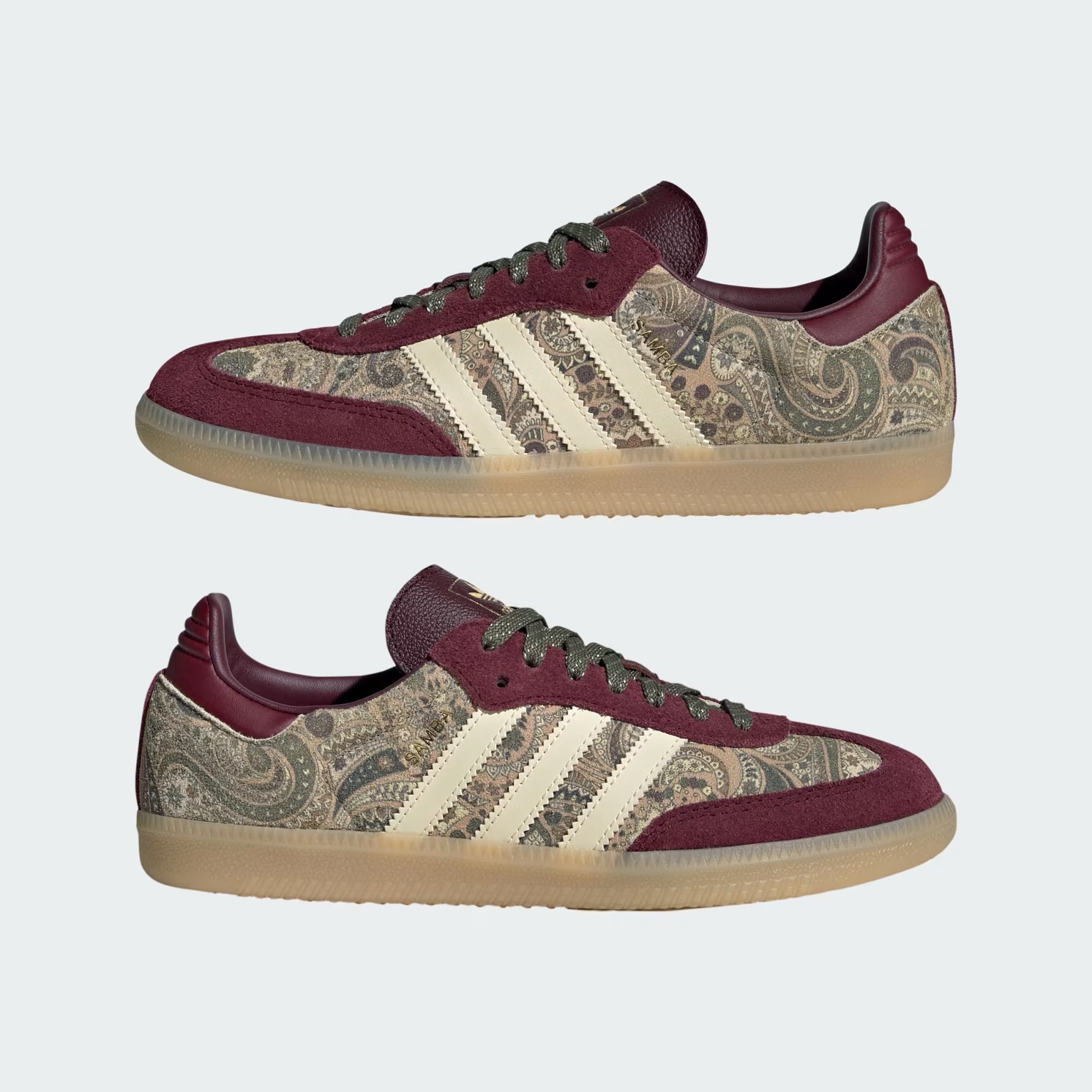 Adidas Samba OG Liberty London Maroon Warm Vanilla