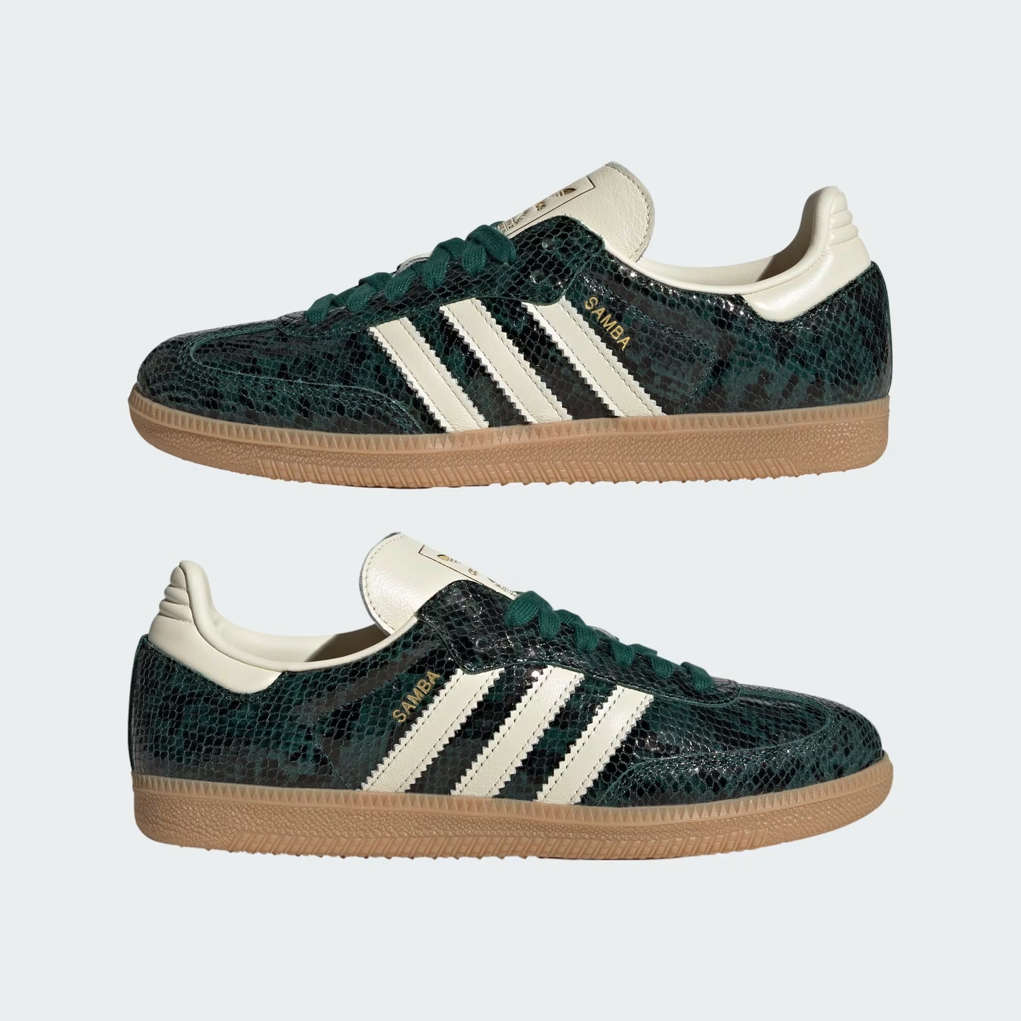 Adidas Samba Black Cream White Collegiate Green