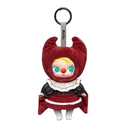 Pop Mart Why So Serious Series Labubu Baby Molly Crimson Dancer Vinyl Plush Pendant