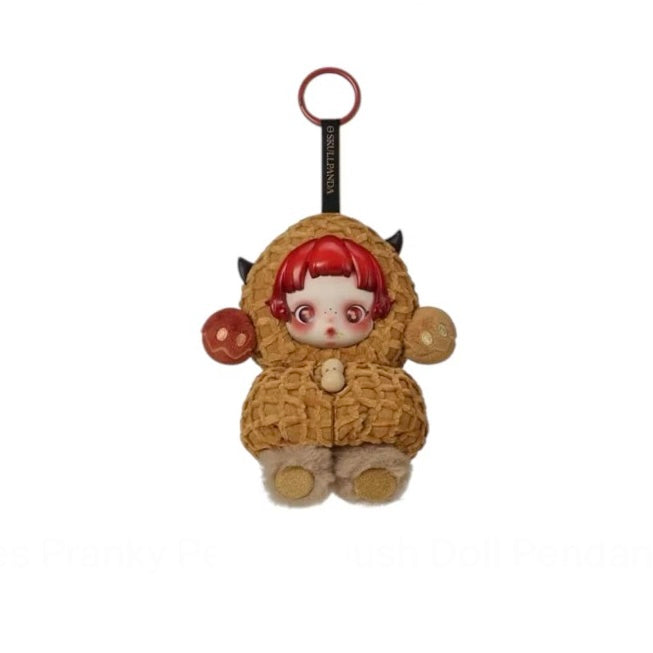 Pop Mart SKULLPANDA You Found Me! Series Pranky Peanut Plush Doll Pendant
