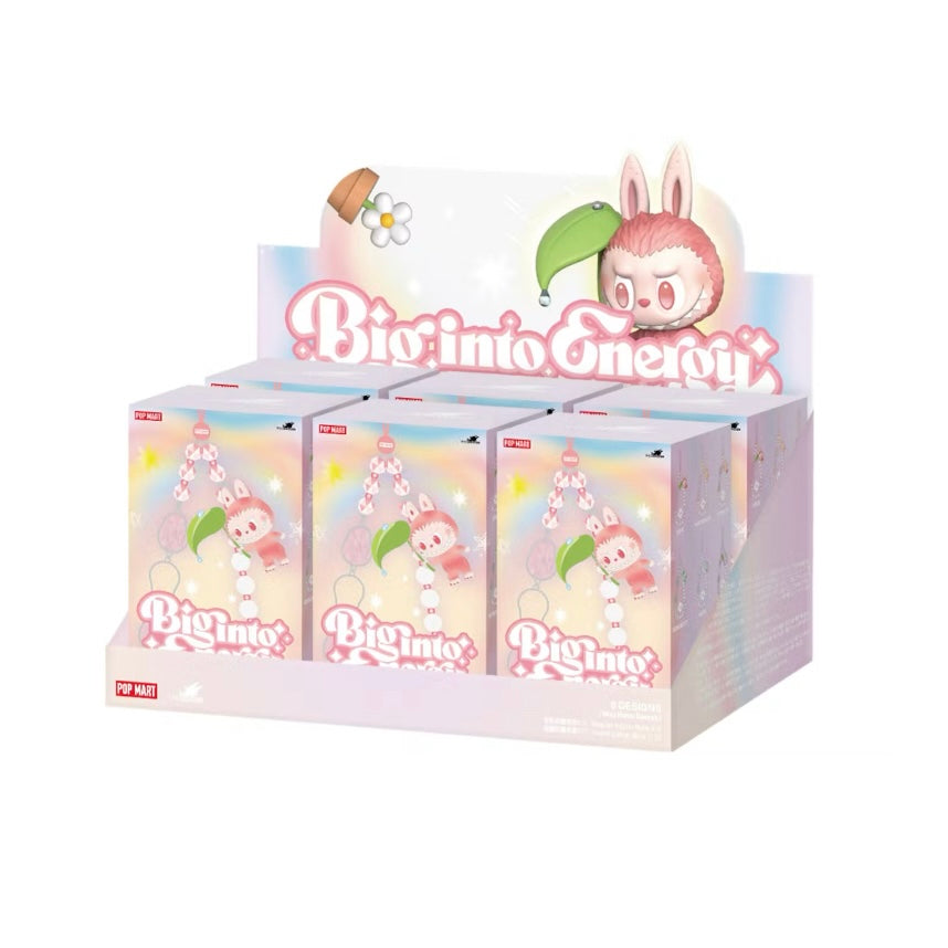 Pop Mart Labubu The Monster Big Into Energy Series Phone Charm Sealed Case Set (6 Blind Box)