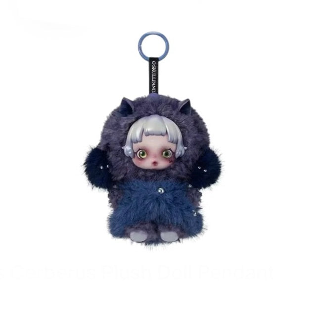 Pop Mart SKULLPANDA You Found Me! Series Cerberus Plush Doll Pendant