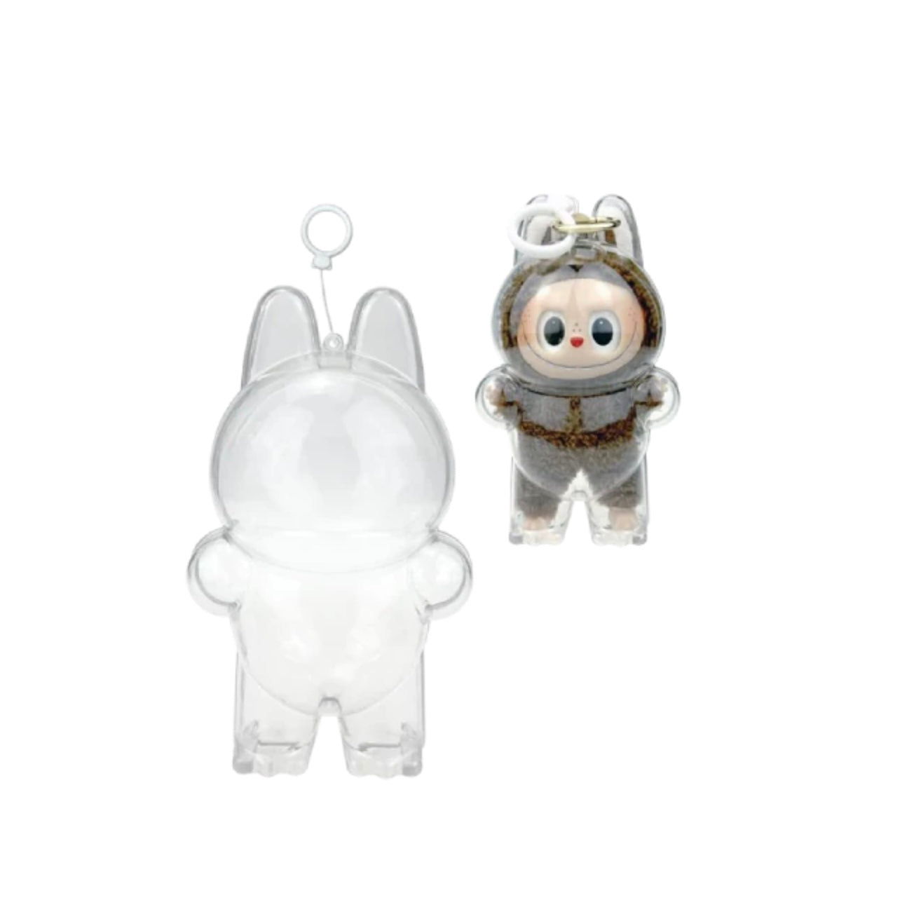 Étui de protection transparent Labubu