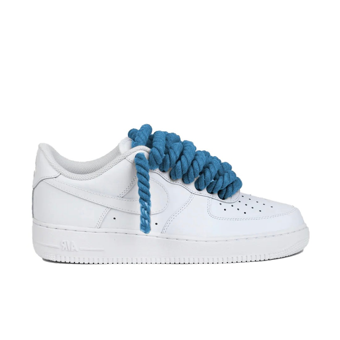 Nike Air Force 1 Rope Laces Custom Blue