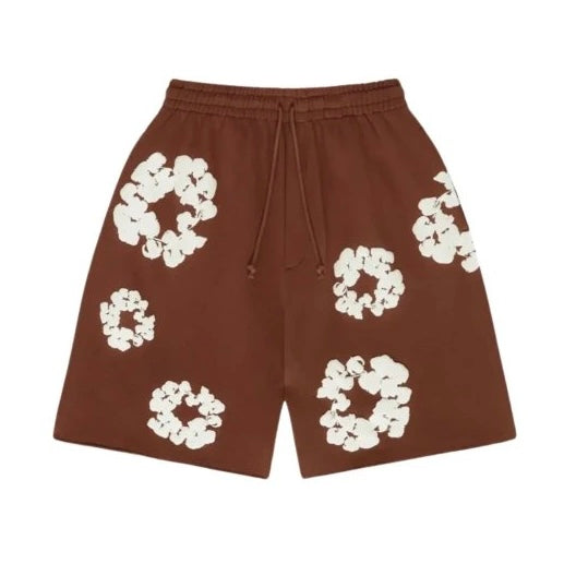Denim Tears The Cotton Wreath Shorts Brown