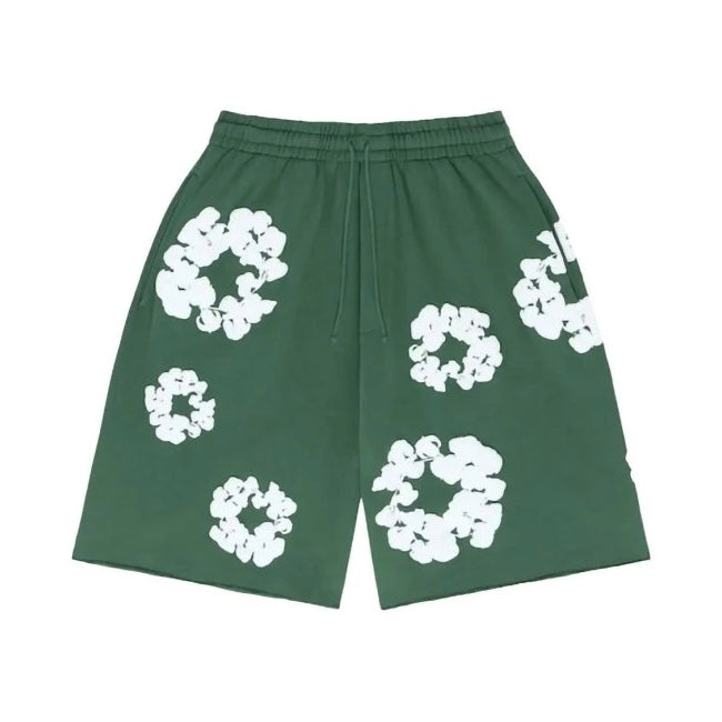 Denim Tears The Cotton Wreath Shorts Green