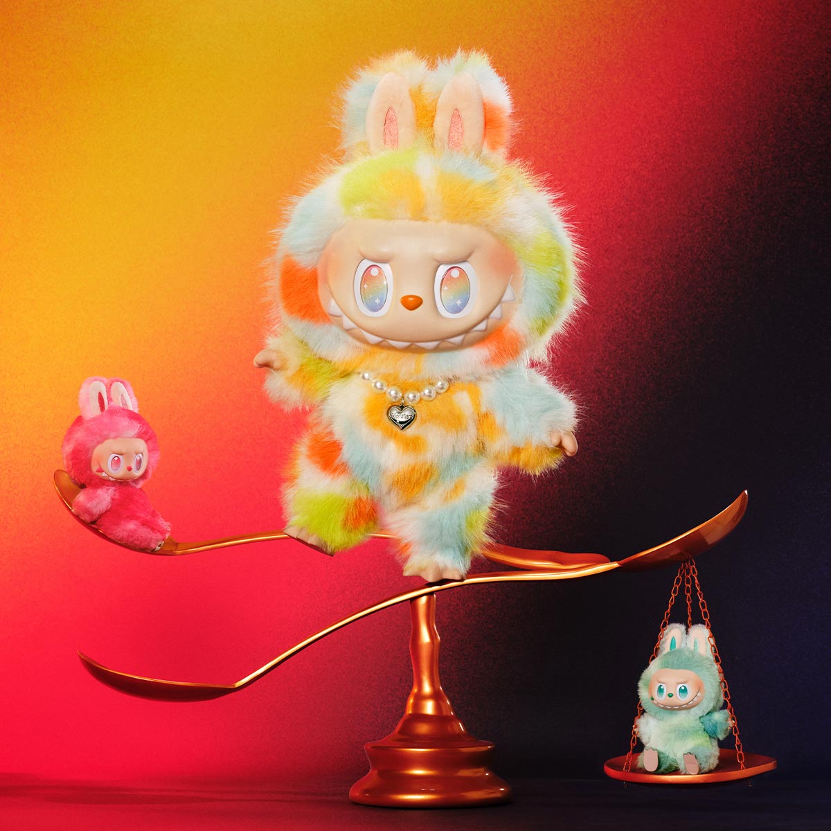 Labubu THE MONSTERS Big into Energy Series-ROCK THE UNIVERSE Vinyl Plush Doll