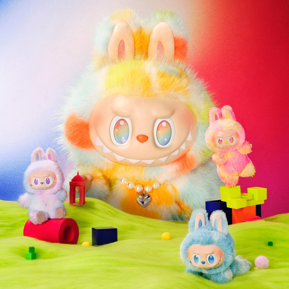 Labubu THE MONSTERS Big into Energy Series-ROCK THE UNIVERSE Vinyl Plush Doll