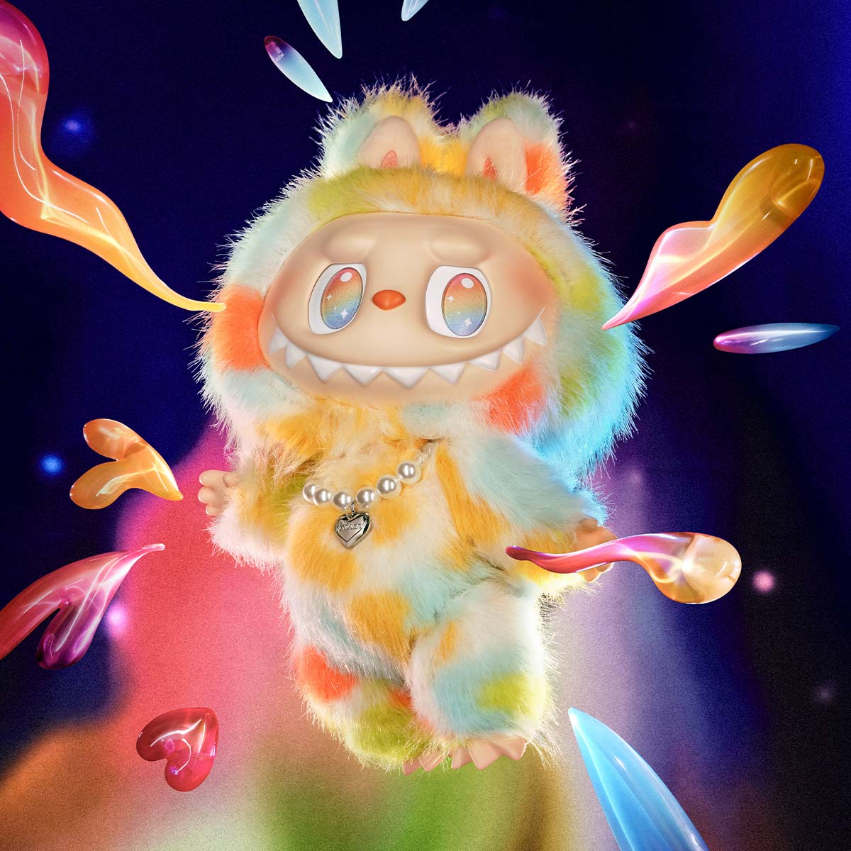 Labubu THE MONSTERS Big into Energy Series-ROCK THE UNIVERSE Vinyl Plush Doll