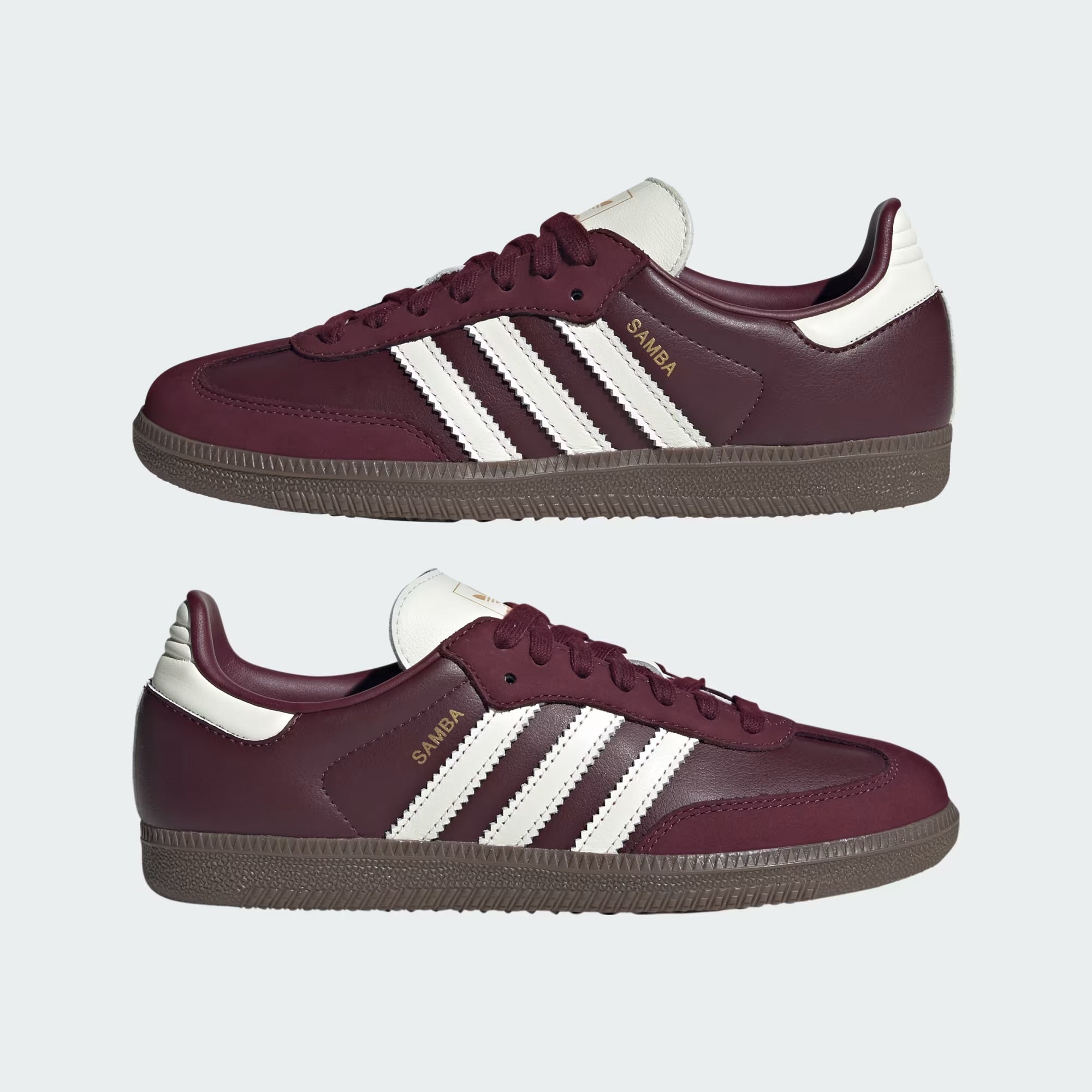 Adidas Samba Maroon Off White Gum