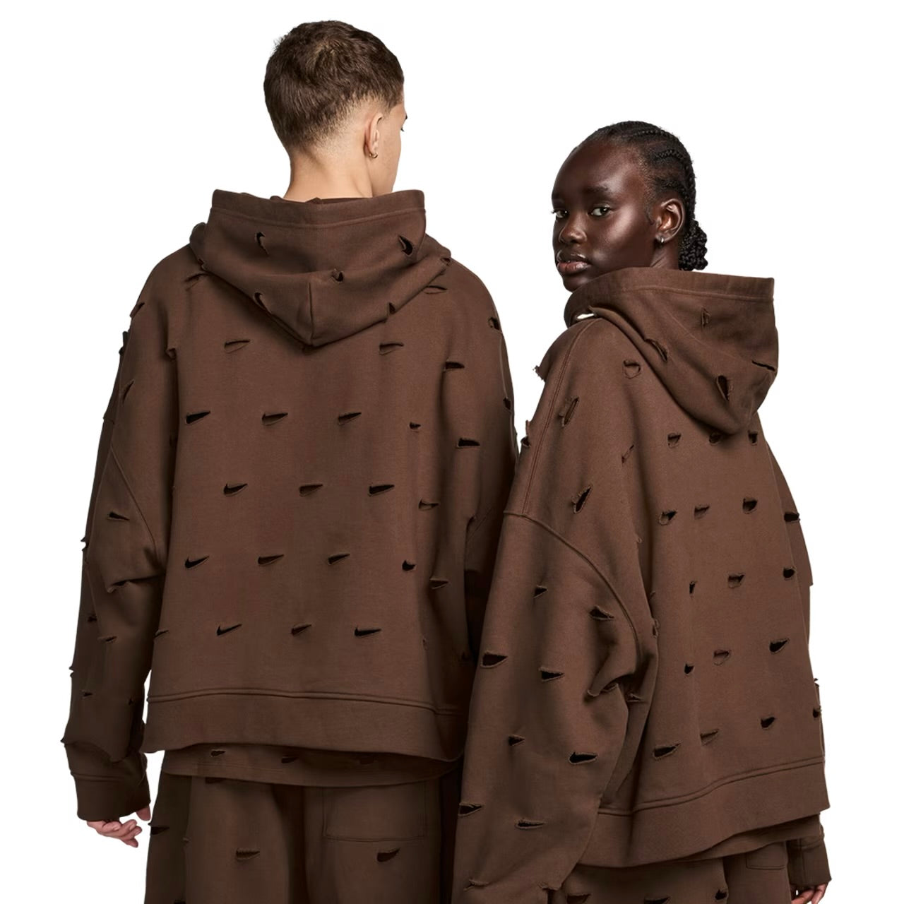 Nike x Jacquemus Le SWOOSH Hoodie Brown