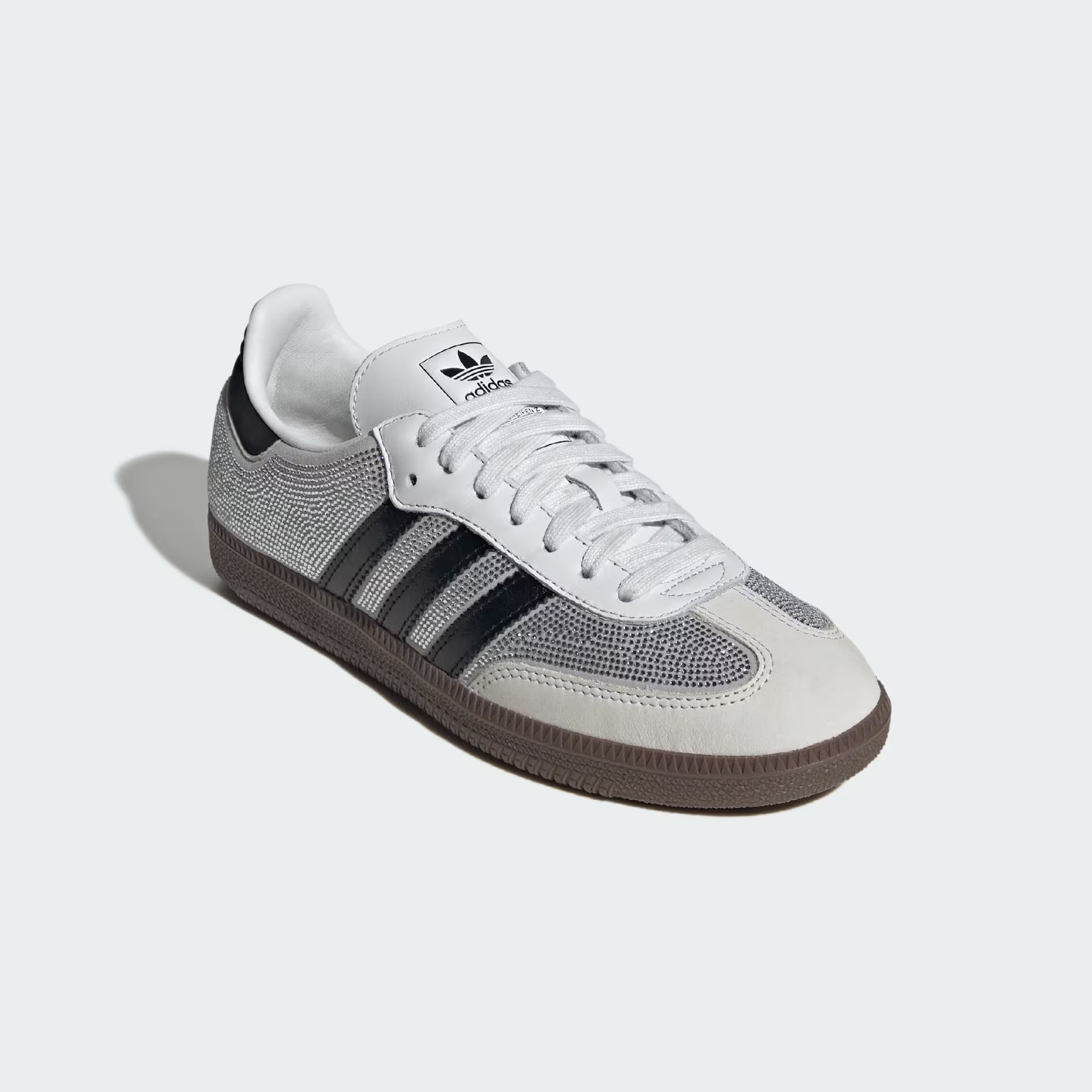 Adidas Samba OG Rhinestone Crystal White Silver