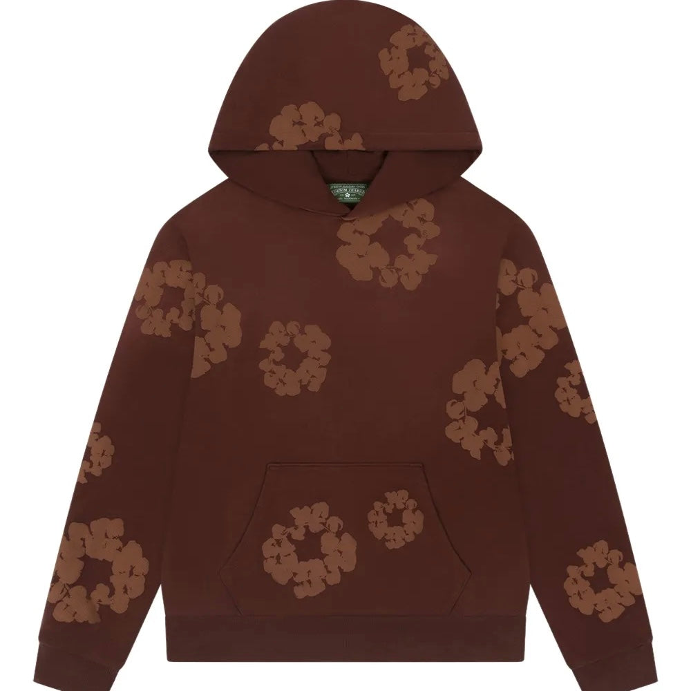 Denim Tears Mono Cotton Wreath Hoodie Brown