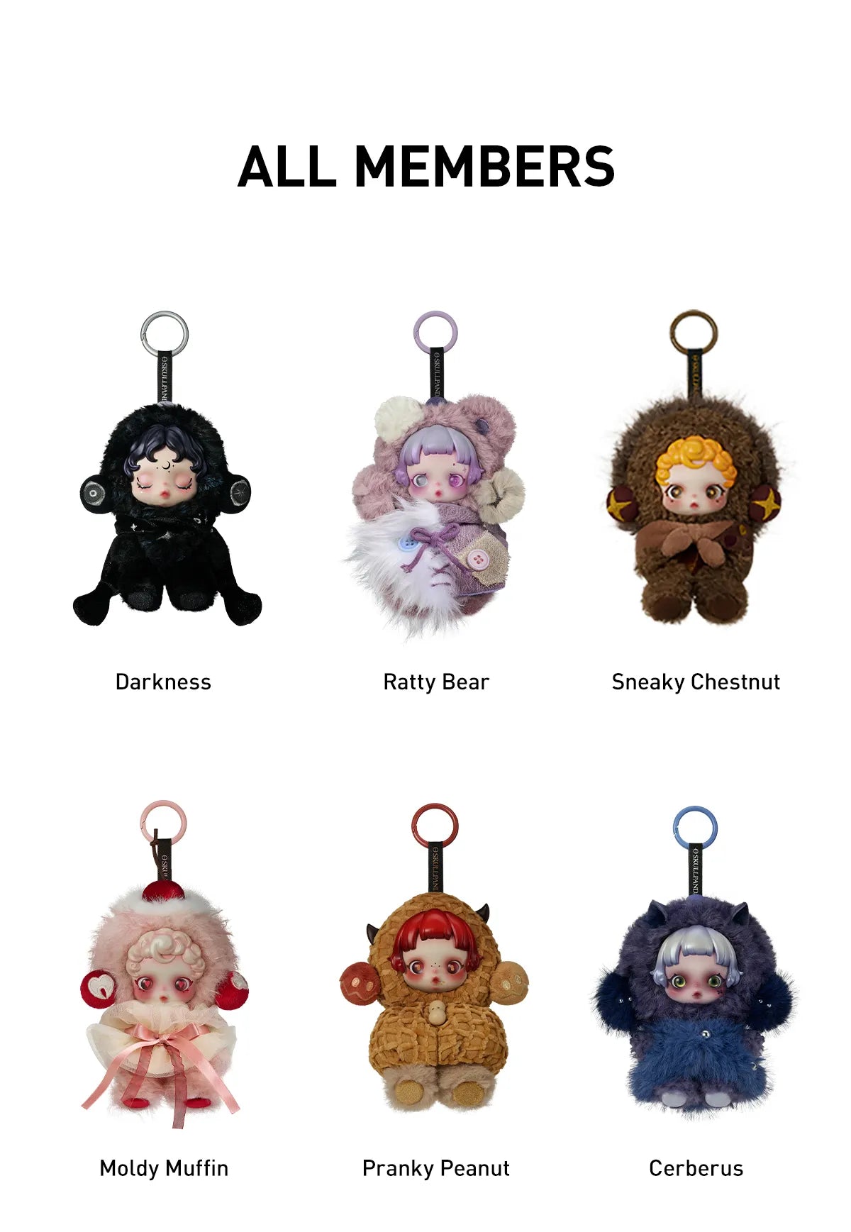 Pop Mart SKULLPANDA You Found Me! Series Plush Doll Pendant Single Blind Box