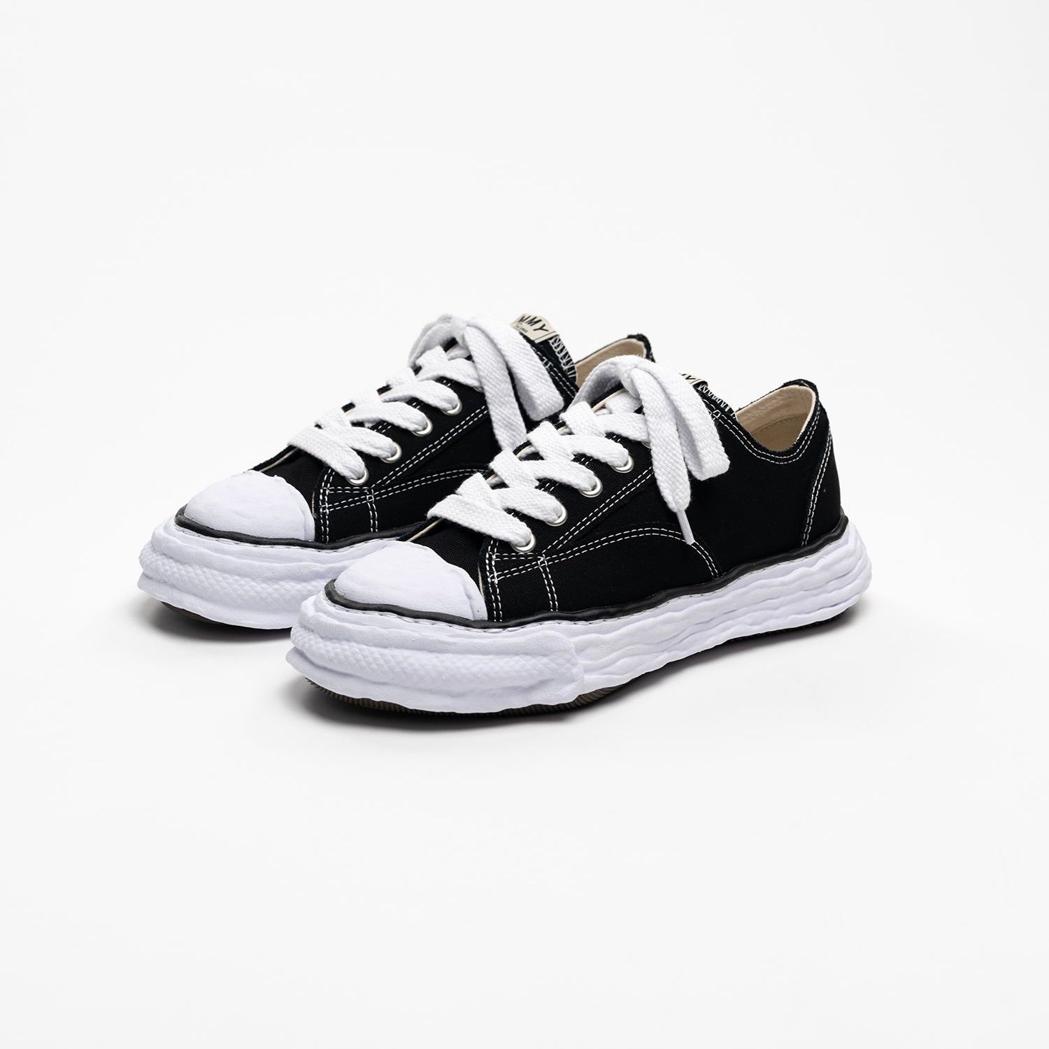 Maison Mihara Yasuhiro Peterson 23 Sole Canvas Low Black