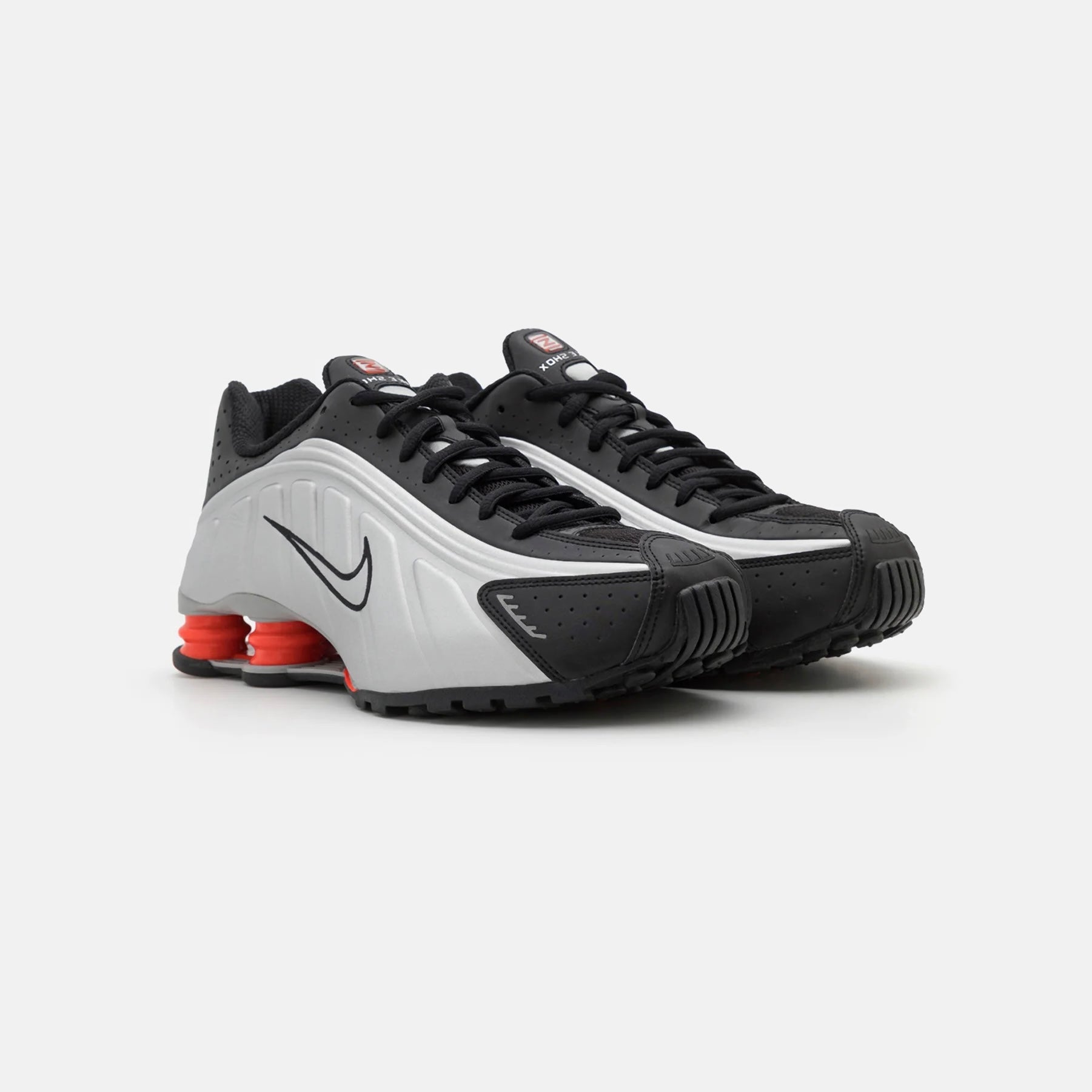Nike Shox R4 Black Metallic Silver