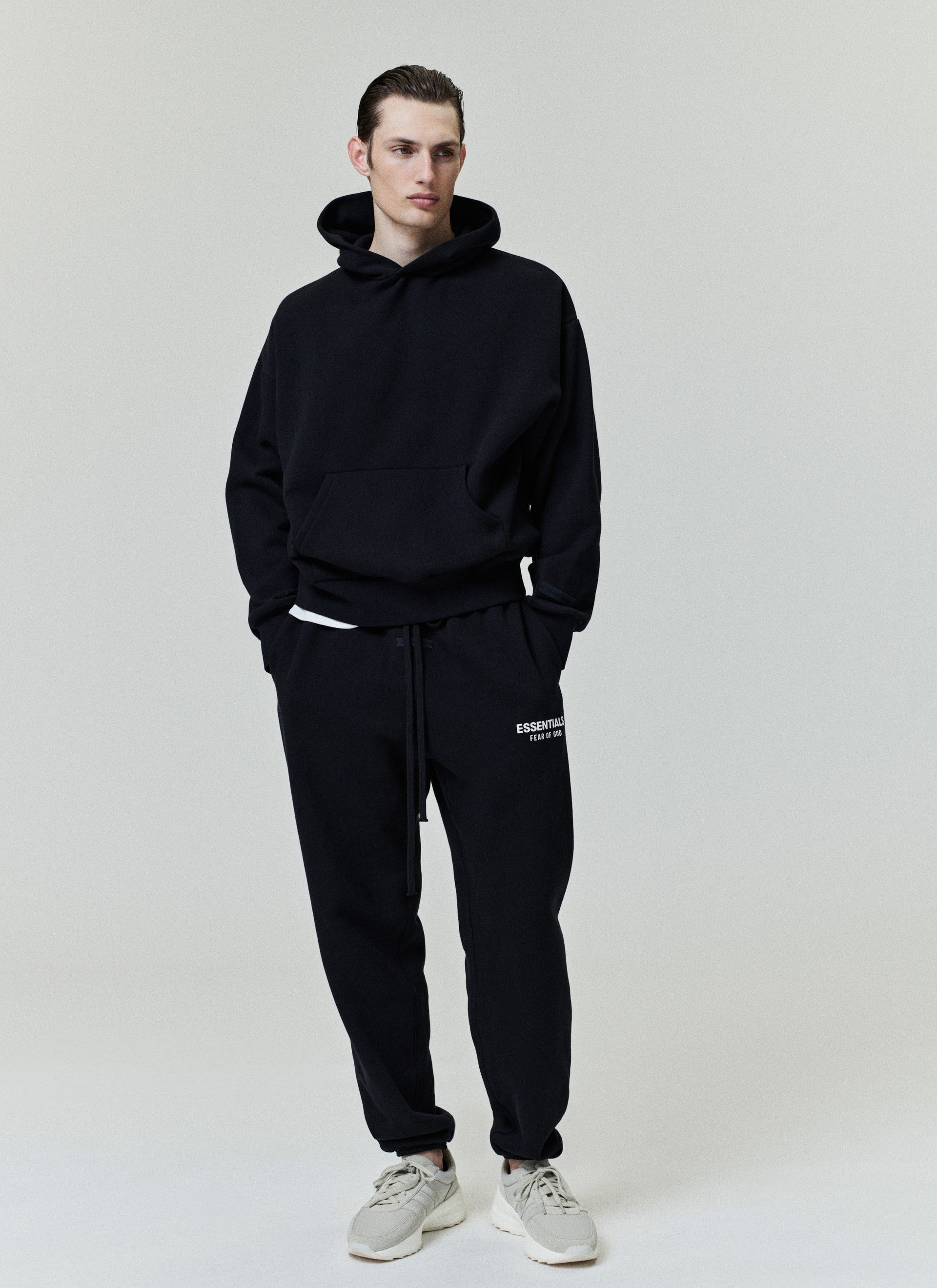 Fear Of God Essentials Classic Sweatpants (SS25) Jet Black