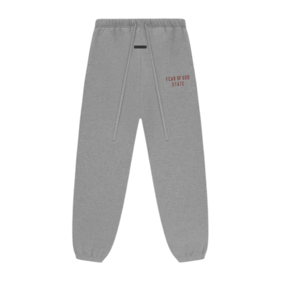 Fear Of God Essentials Cuffed Fleece Sweatpants (FW24) Dark Heather