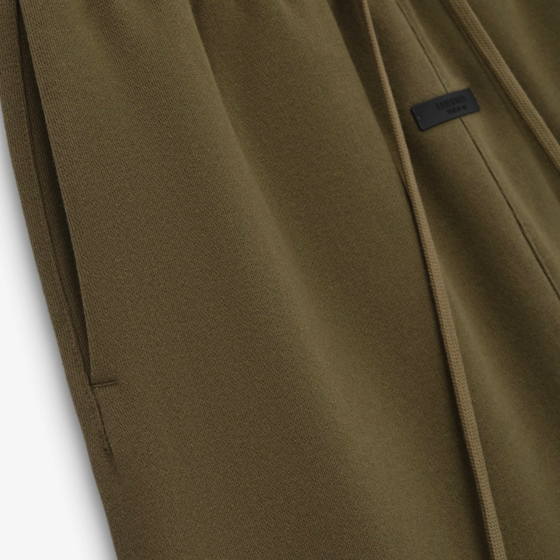 Fear Of God Essentials Cuffed Fleece Sweatpants (FW24) Olive