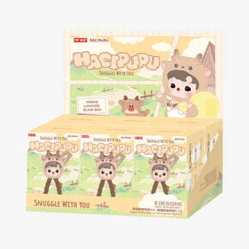 Pop Mart HACIPUPU Snuggle With You Series Phone Lanyard Sealed Case (6 Blind Box)