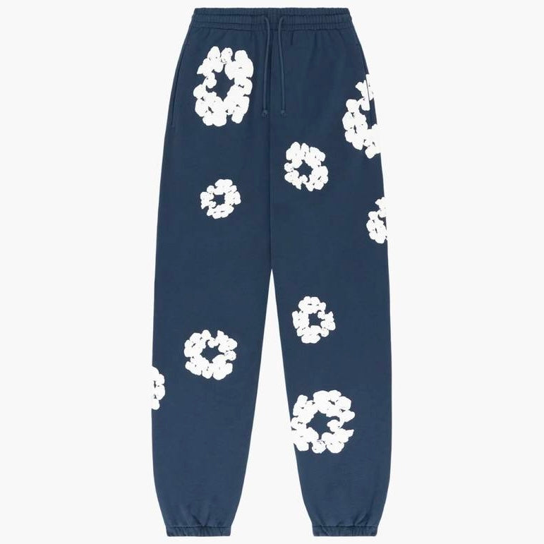 Denim Tears The Cotton Wreath Sweatpants Navy
