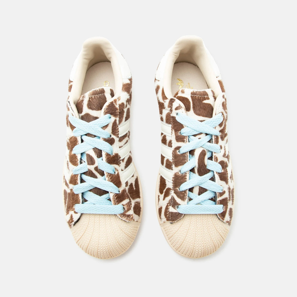 Adidas Superstar II Cow Print Crystal Linen