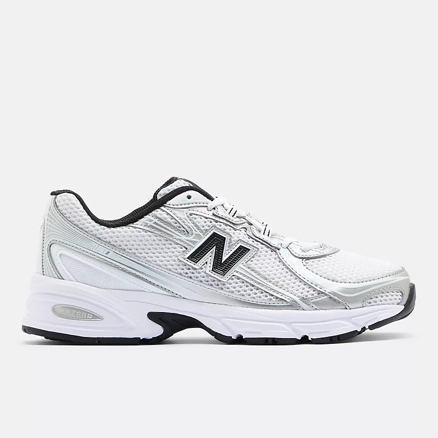 New Balance 740 White Silver Metallic Navy