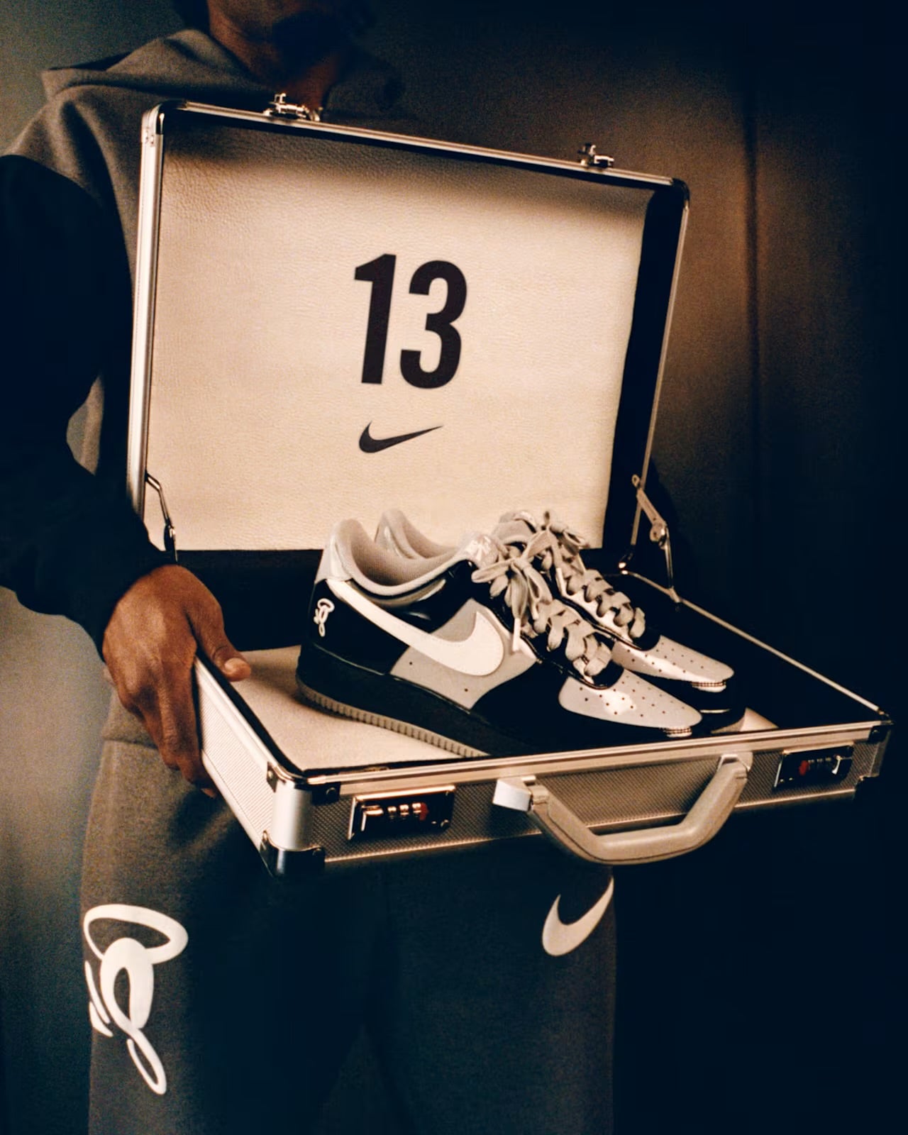 Nike Air Force 1 Low Syna Central Cee Black White Smoke Grey