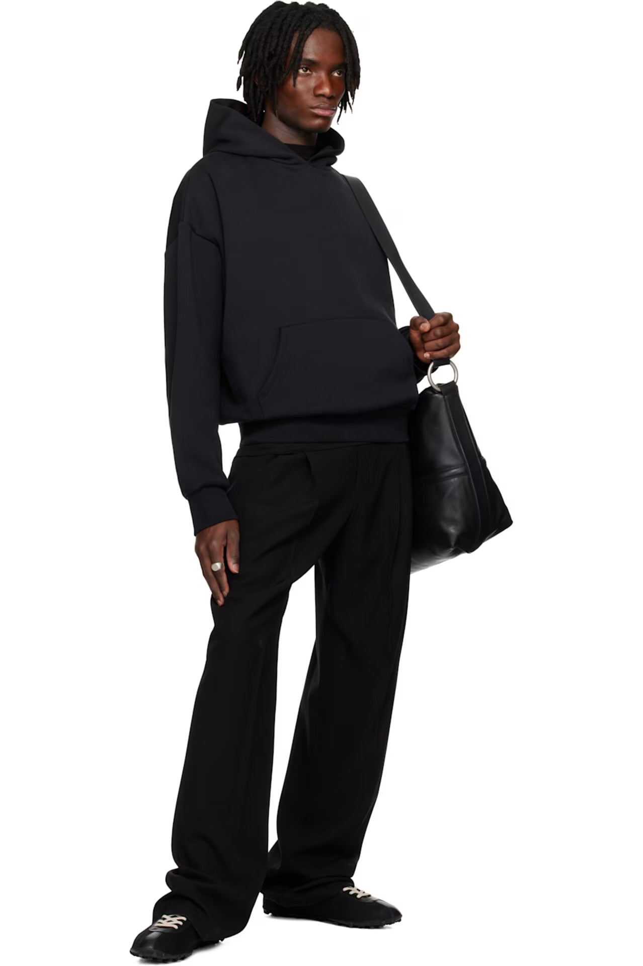 Fear Of God Essentianls Classic Hoodie (SS25) Jet Black
