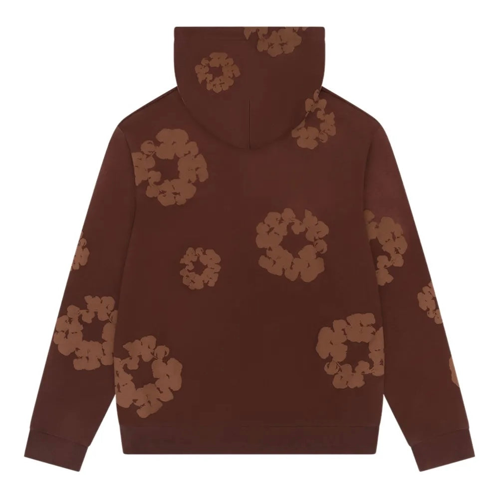 Denim Tears Mono Cotton Wreath Hoodie Brown