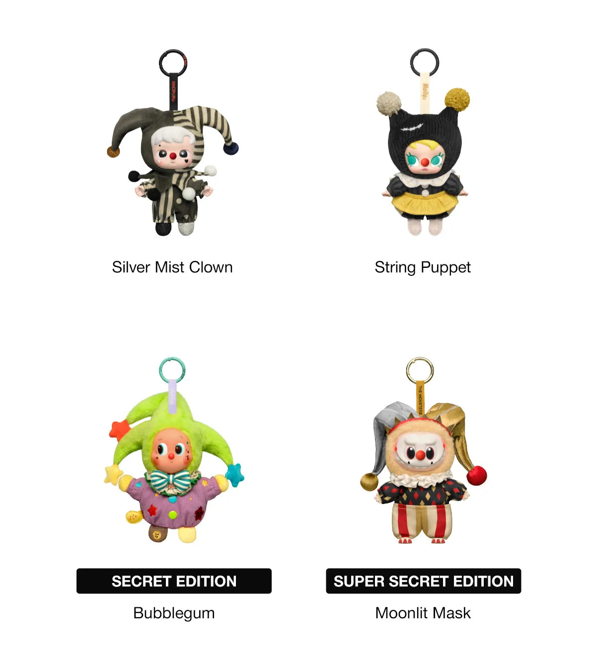 Pop Mart Why So Serious Series Labubu Vinyl Plush Pendant Sealed Case (8 Blind Boxes)