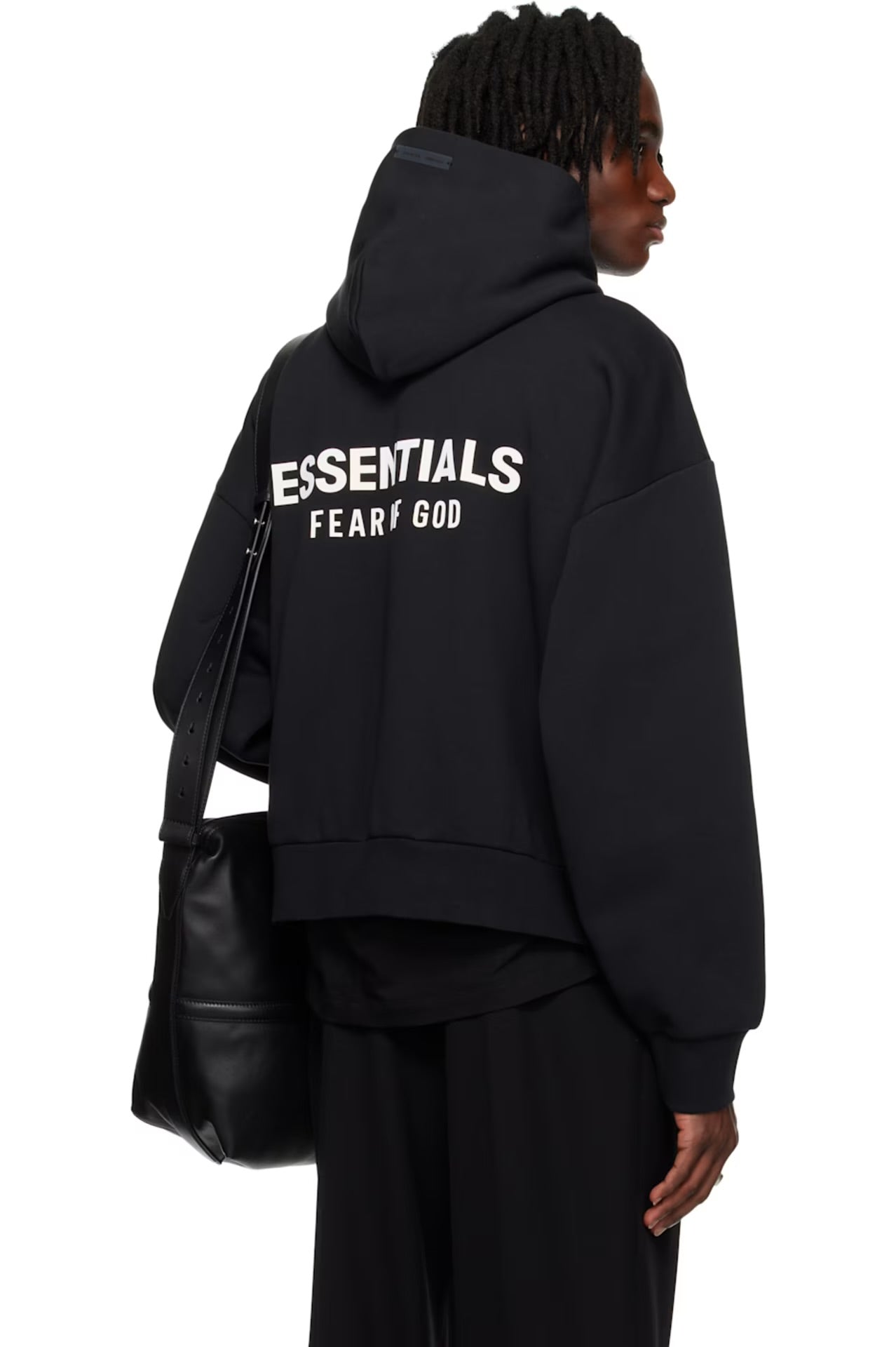 Fear Of God Essentianls Classic Hoodie (SS25) Jet Black