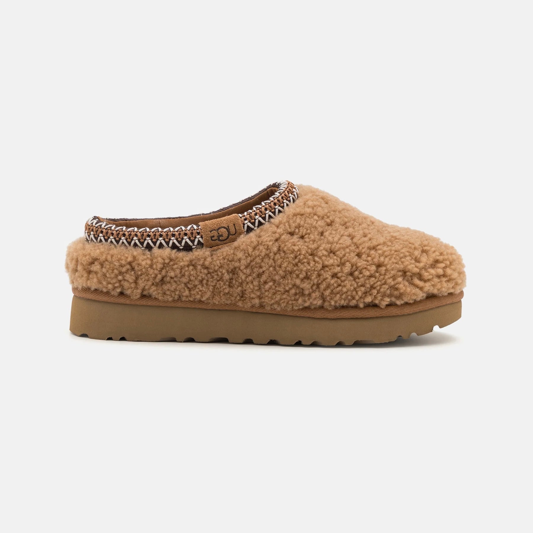 UGG Tasman Maxi Curly Slipper Chestnut