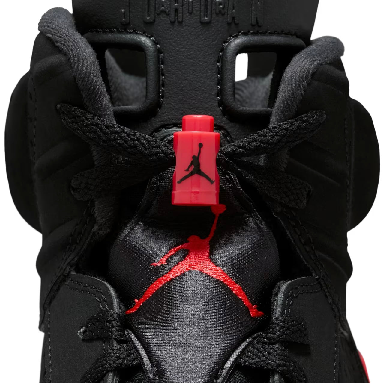 Jordan 6 Infrared Salesman Black and Light Crimson