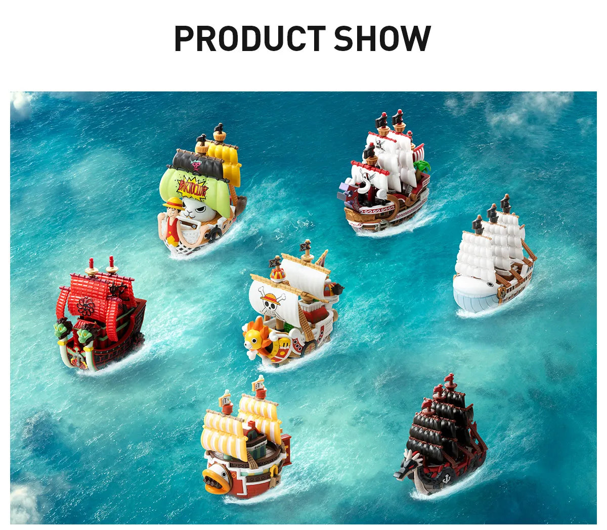 Pop Mart One Piece The Grand Line Series Vehicles Figure Sealed Case (12 Blind Box)