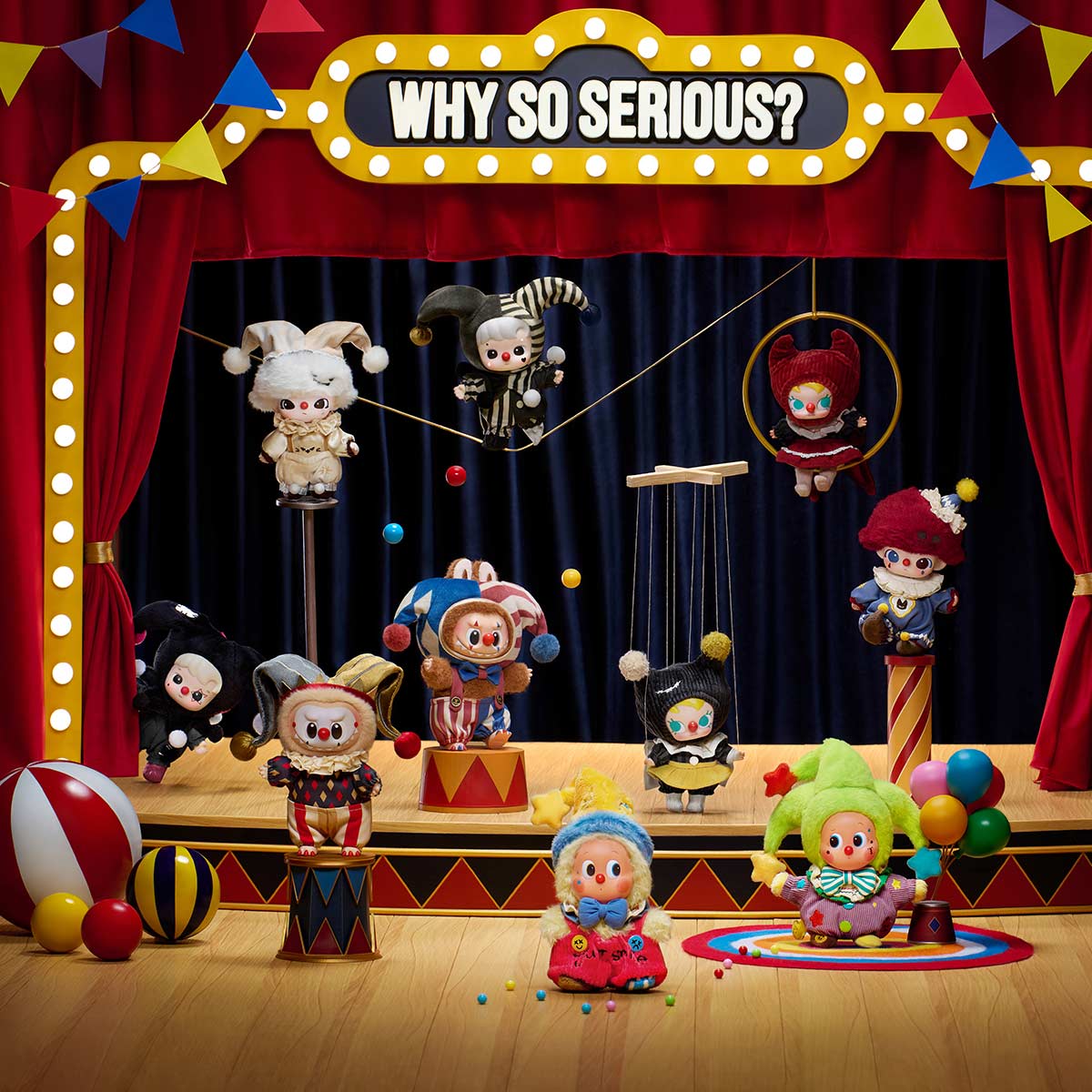 Pop Mart Why So Serious Series Labubu Moonlit Mask Secret Edition Viny