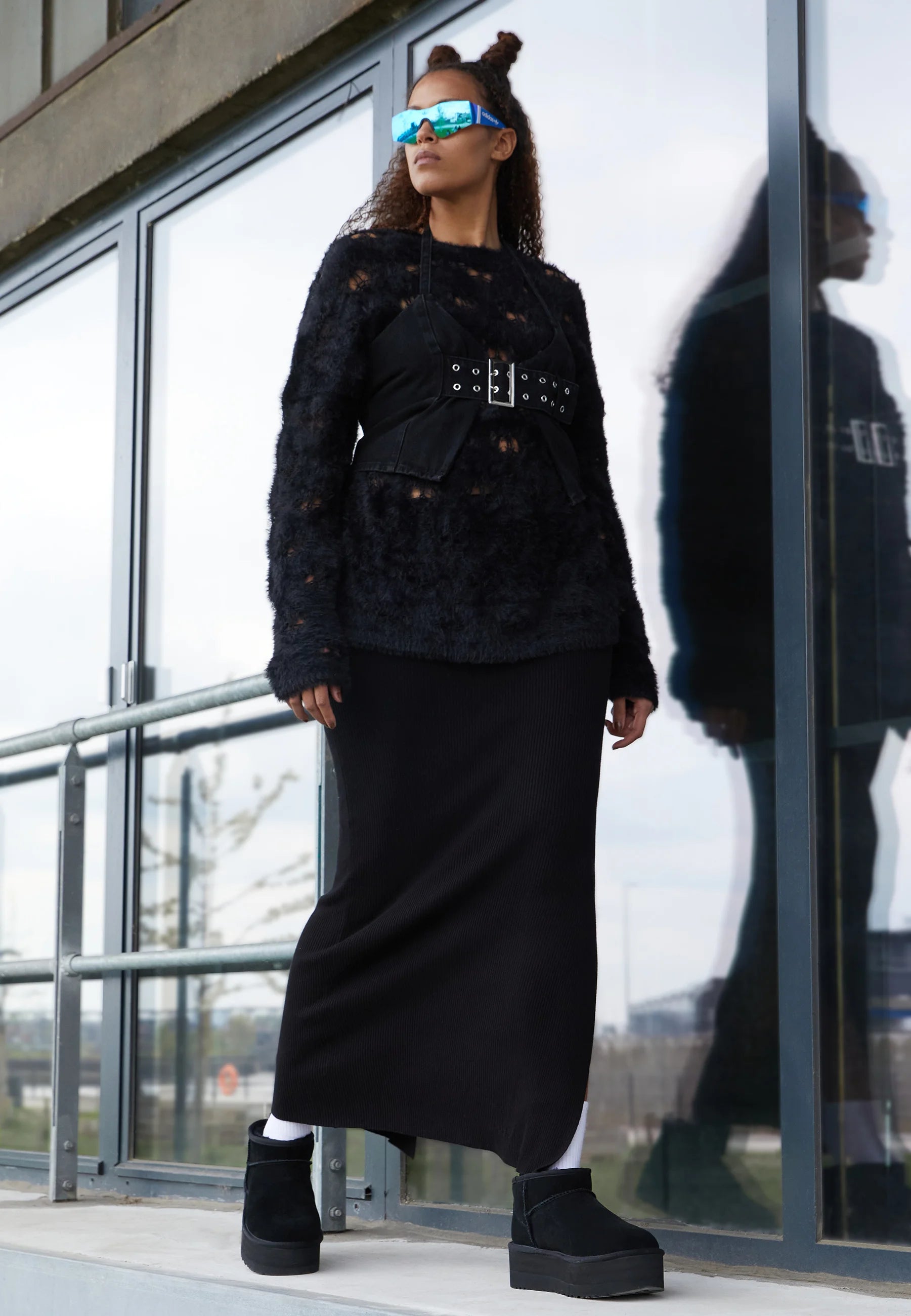 UGG Classic Ultra Mini Platform Boot Black