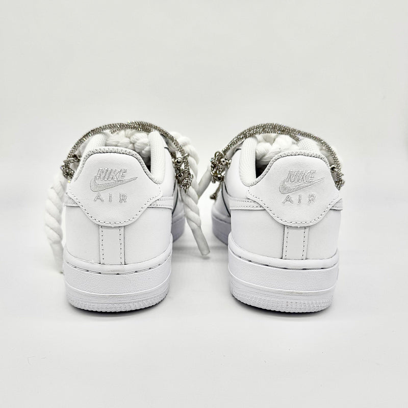 Nike Air Force 1 Custom White Rope Laces Off - Madonnina Resell