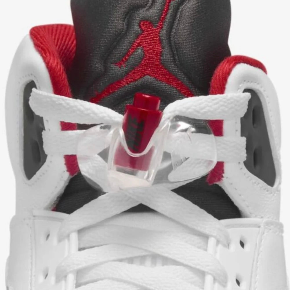 Jordan 5 Fire Red Black Tongue