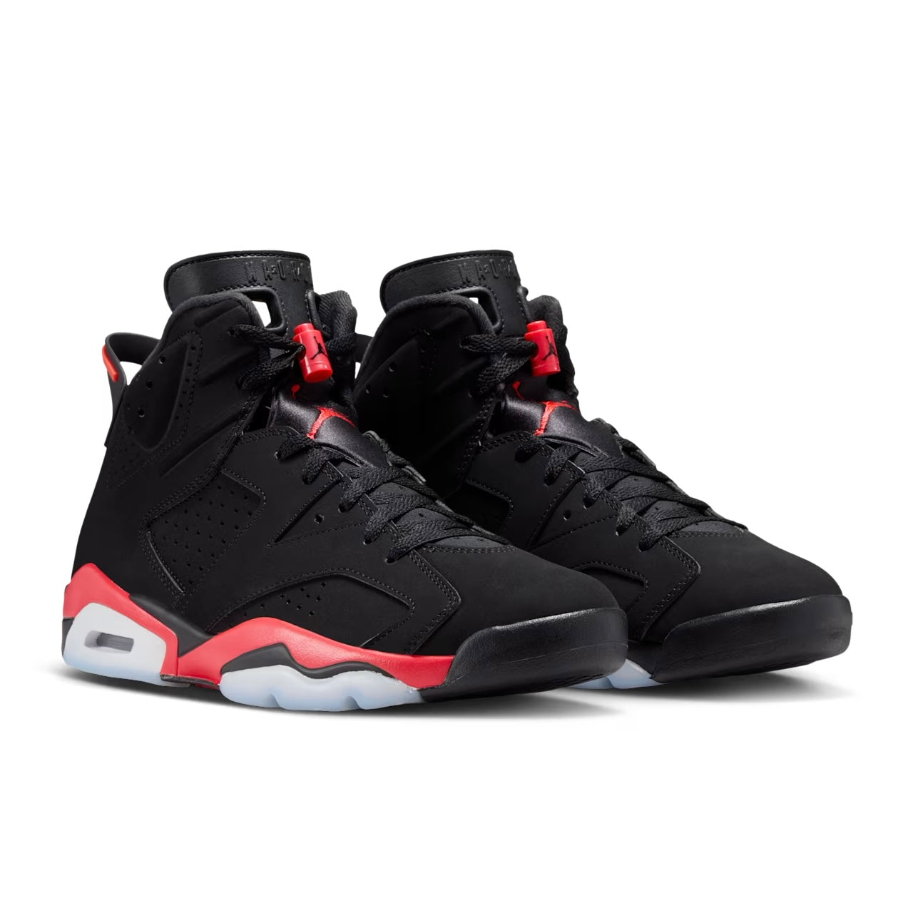 Jordan 6 Infrared Salesman Black and Light Crimson