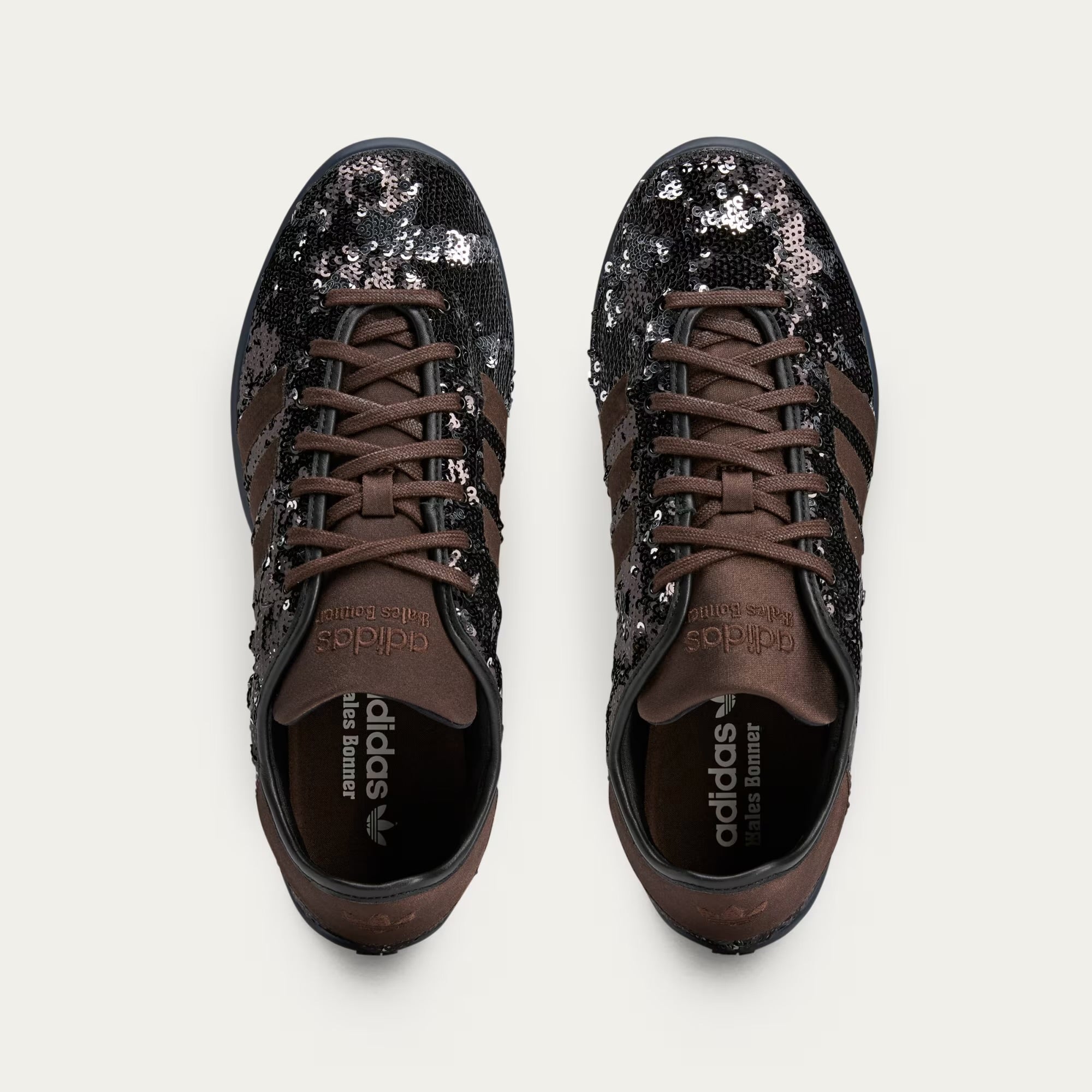 Adidas Karintha Wales Bonner Black Dark Brown Sequin 