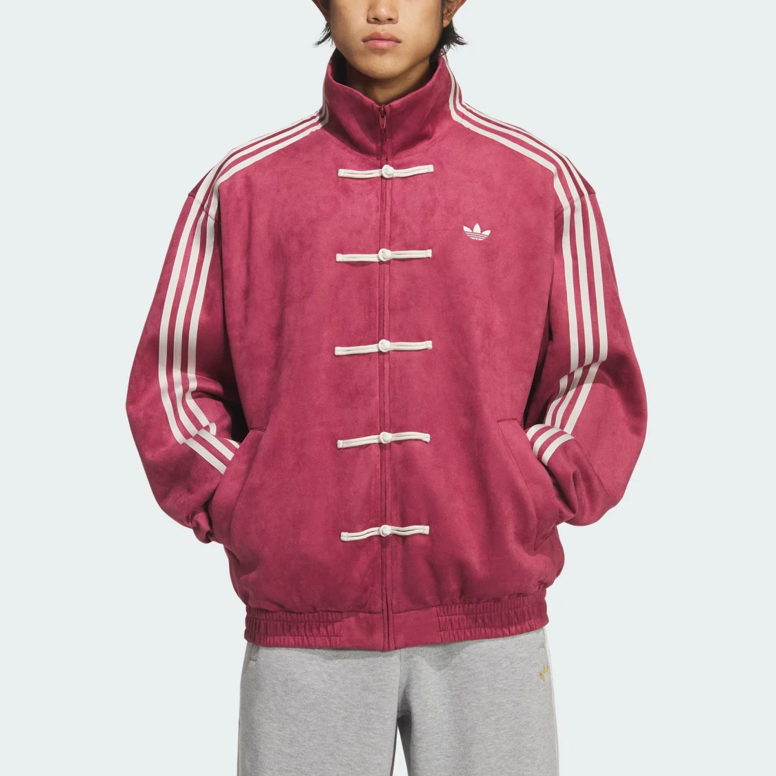 Adidas CTT Chinese Track Top 3.1 Gender Neutral Jacket Collegiate Burgundy