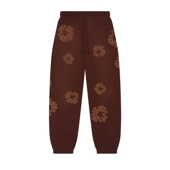 Denim Tears Mono Cotton Wreath Sweatpants Brown