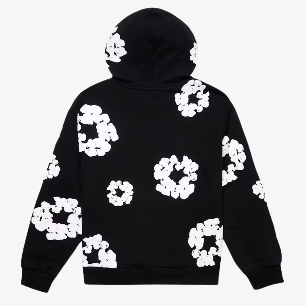 Denim Tears The Cotton Wreath Hoodie Black