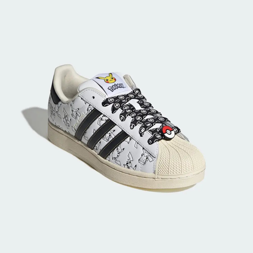 Adidas Superstar Pokémon Pikachu White