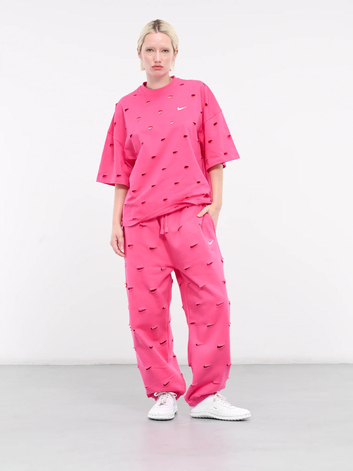 Nike x Jacquemus Le Jogging SWOOSH Pantalon Rose Foncé
