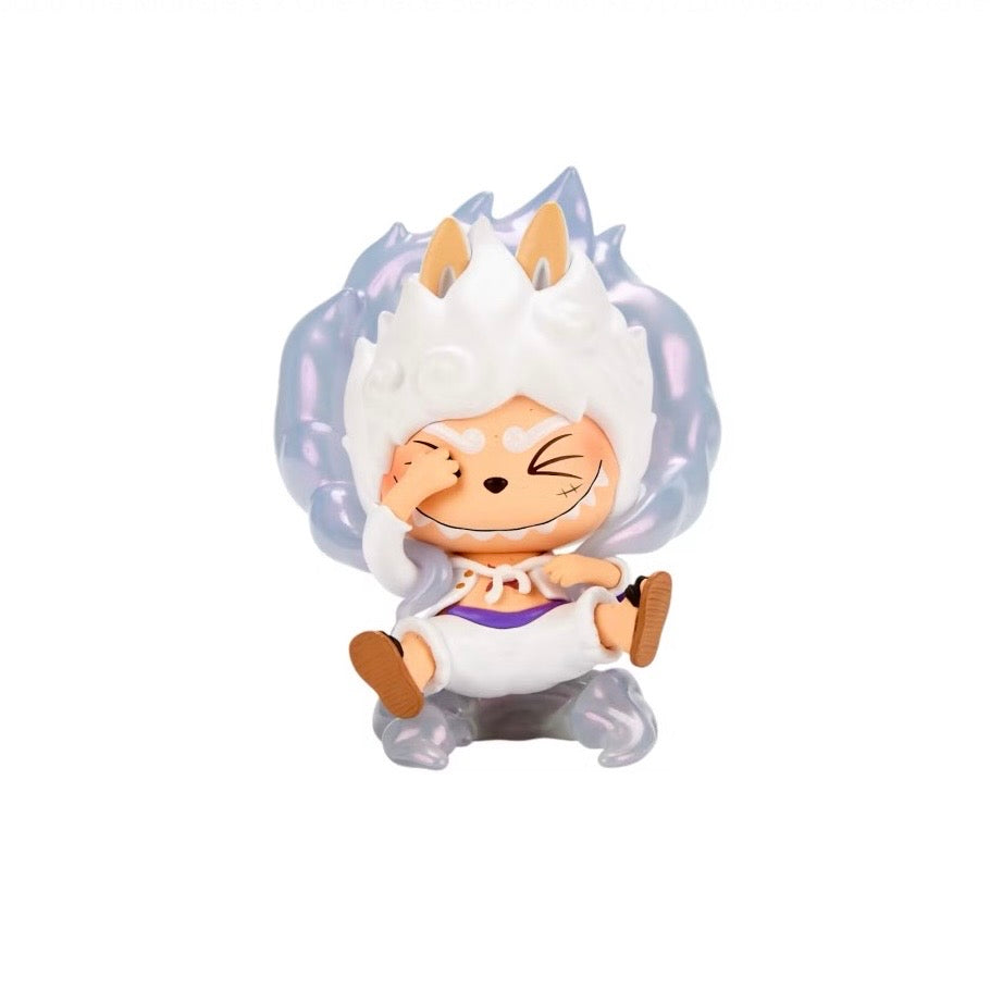 Pop Mart Labubu The Monsters x One Piece Series Monkey.D.Luffy Gear 5 (Secret Edition) Figure