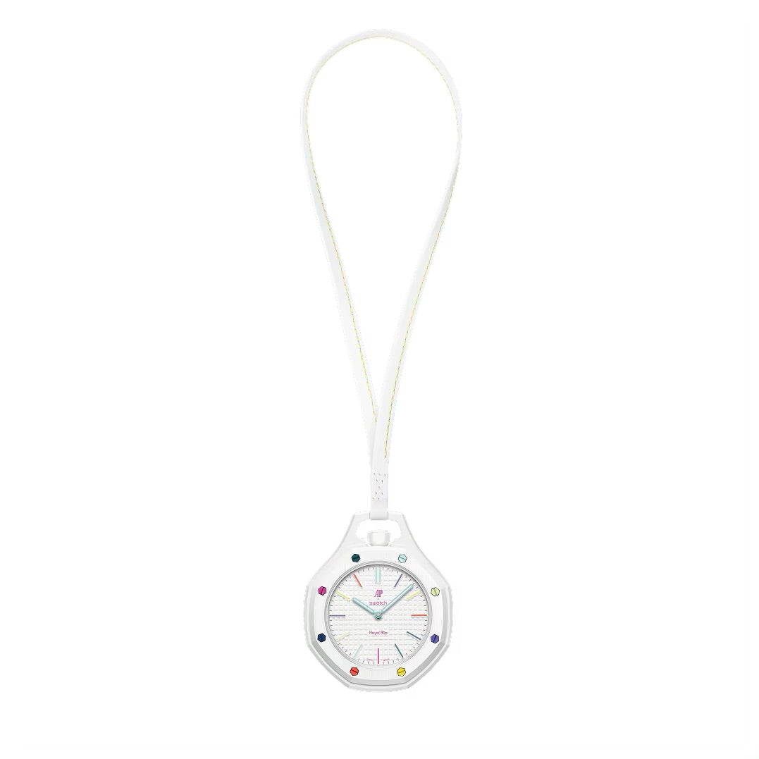 Swatch x Audemars Piguet AP Bioceramic Royal Pop Huit Blanc