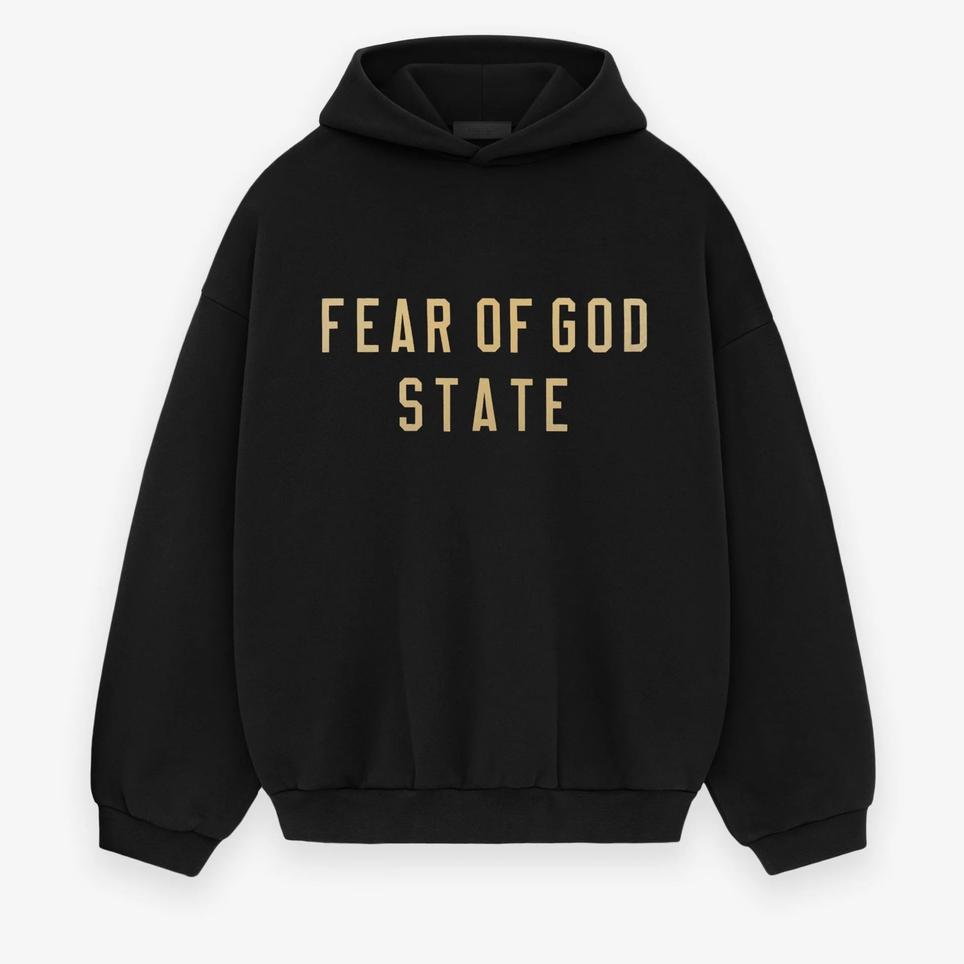 Fear Of God Essentials Fleece Hoodie State (FW24) Black